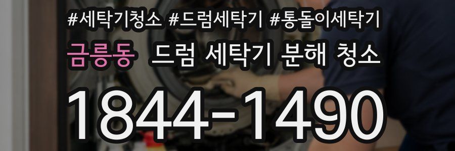 금릉동 드럼 세탁기 분해 청소