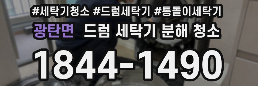 광탄면 드럼 세탁기 분해 청소