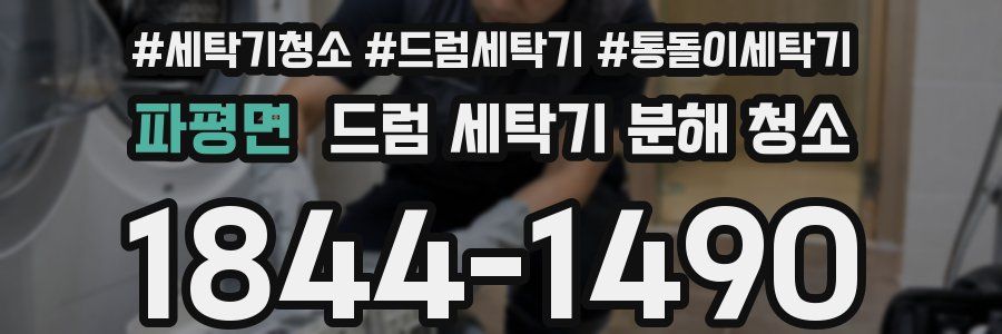 파평면 드럼 세탁기 분해 청소