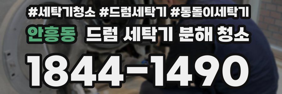 안흥동 드럼 세탁기 분해 청소