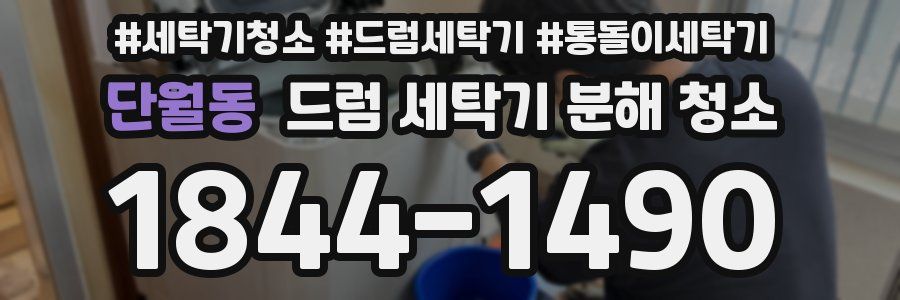 단월동 드럼 세탁기 분해 청소