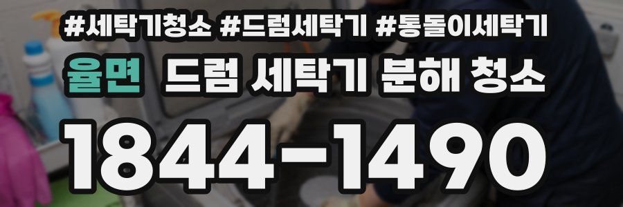 율면 드럼 세탁기 분해 청소