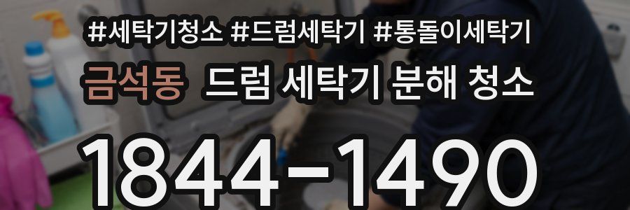 금석동 드럼 세탁기 분해 청소