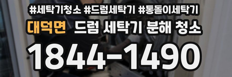 대덕면 드럼 세탁기 분해 청소