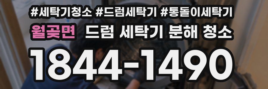월곶면 드럼 세탁기 분해 청소