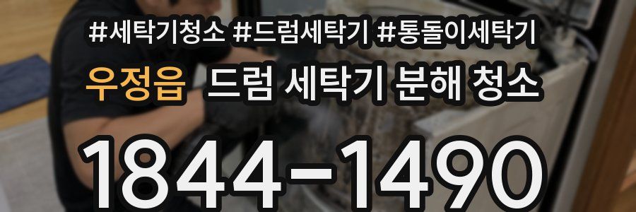 우정읍 드럼 세탁기 분해 청소