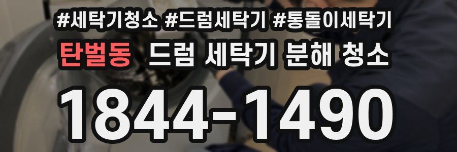 탄벌동 드럼 세탁기 분해 청소
