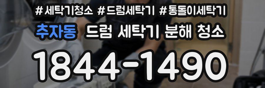 추자동 드럼 세탁기 분해 청소