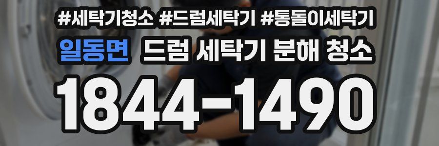 일동면 드럼 세탁기 분해 청소