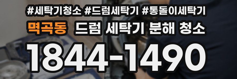 멱곡동 드럼 세탁기 분해 청소
