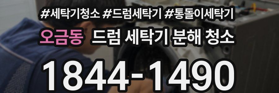 오금동 드럼 세탁기 분해 청소