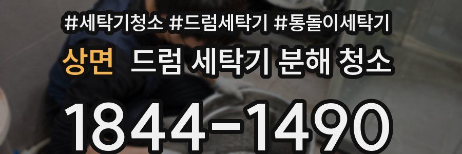 상면 드럼 세탁기 분해 청소