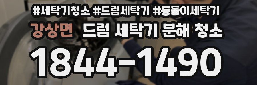 강상면 드럼 세탁기 분해 청소
