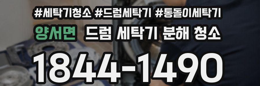 양서면 드럼 세탁기 분해 청소