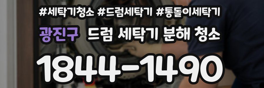 광진구 드럼 세탁기 분해 청소