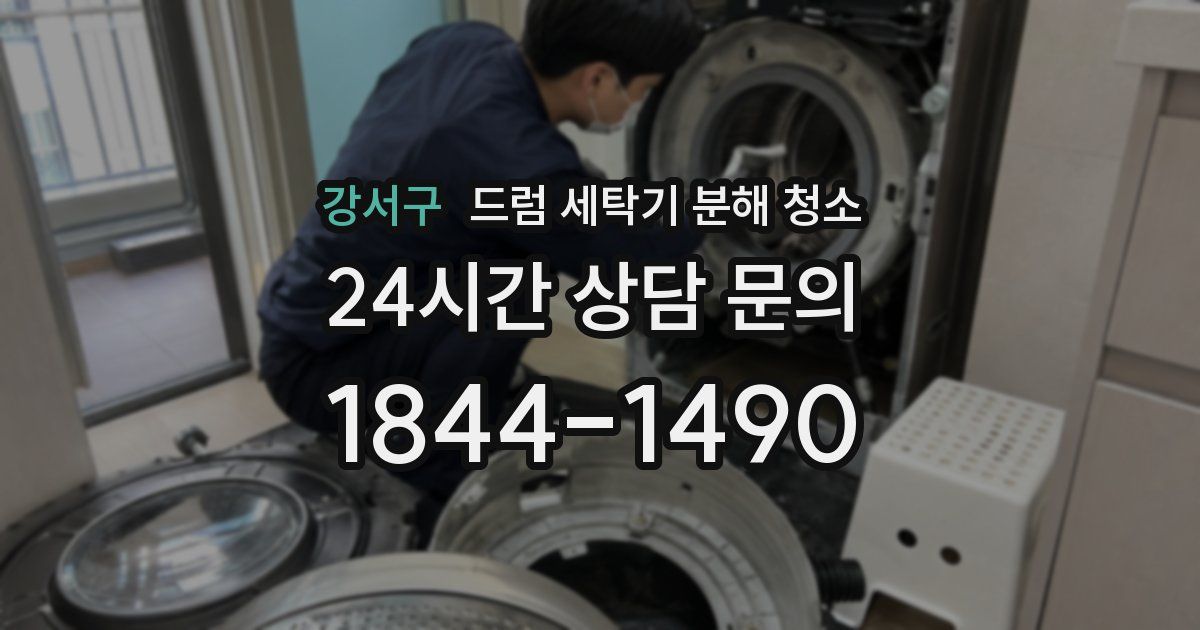 강서구 드럼 세탁기 분해 청소