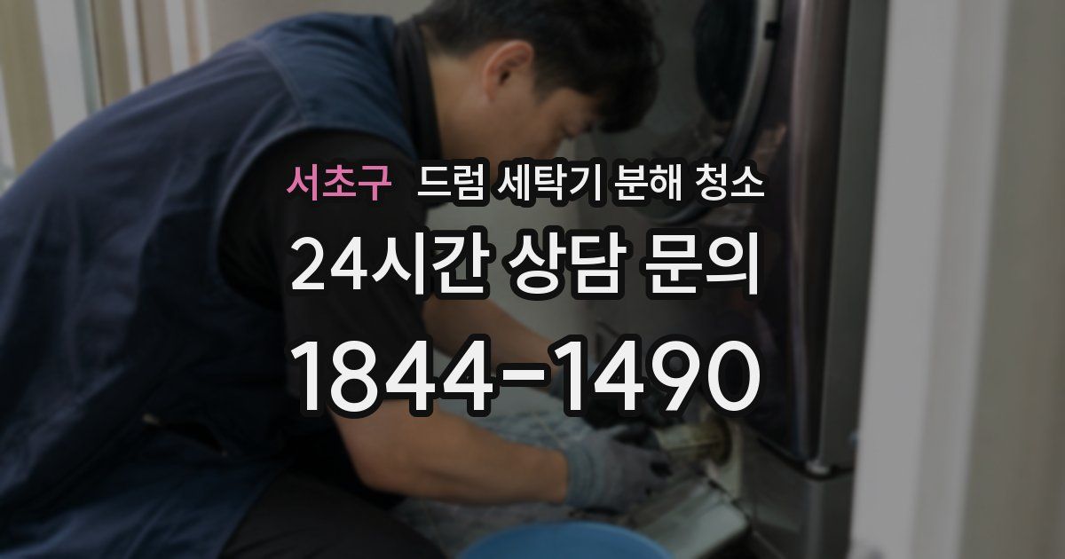 서초구 드럼 세탁기 분해 청소