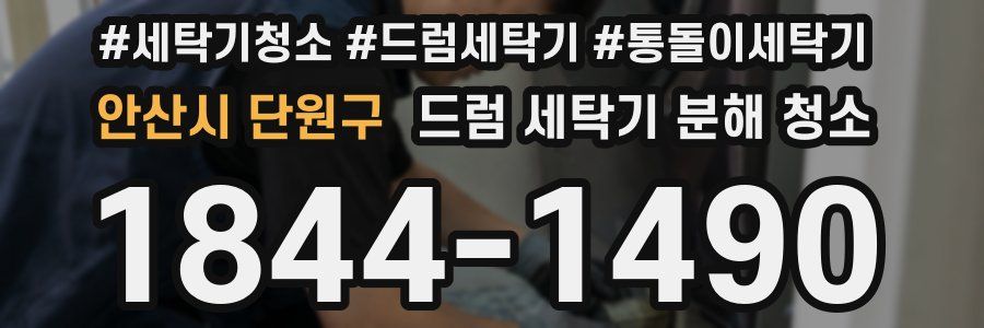 안산시 단원구 드럼 세탁기 분해 청소
