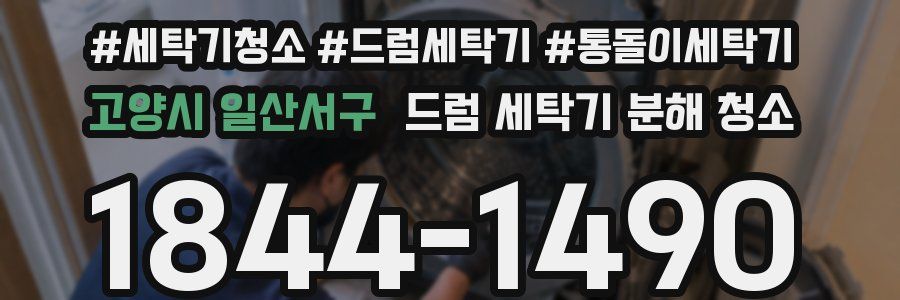 고양시 일산서구 드럼 세탁기 분해 청소
