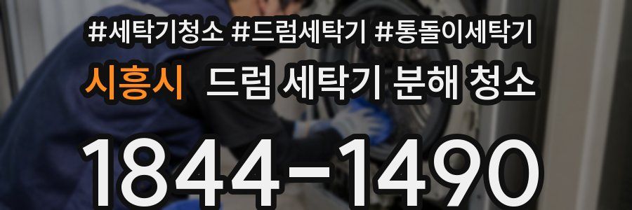 시흥시 드럼 세탁기 분해 청소