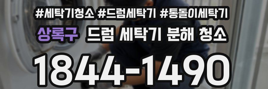 상록구 드럼 세탁기 분해 청소