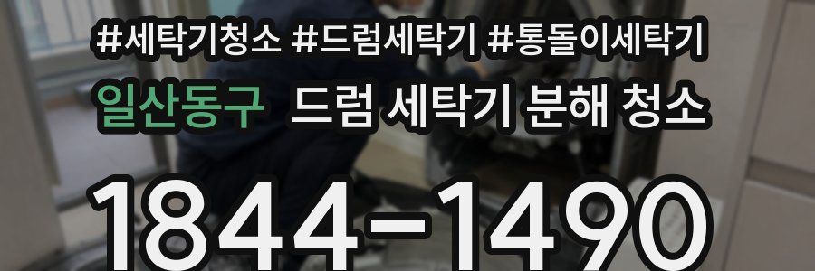 일산동구 드럼 세탁기 분해 청소