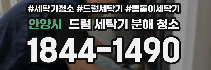 안양시 드럼 세탁기 분해 청소