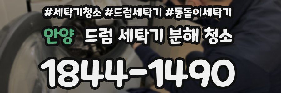 안양 드럼 세탁기 분해 청소