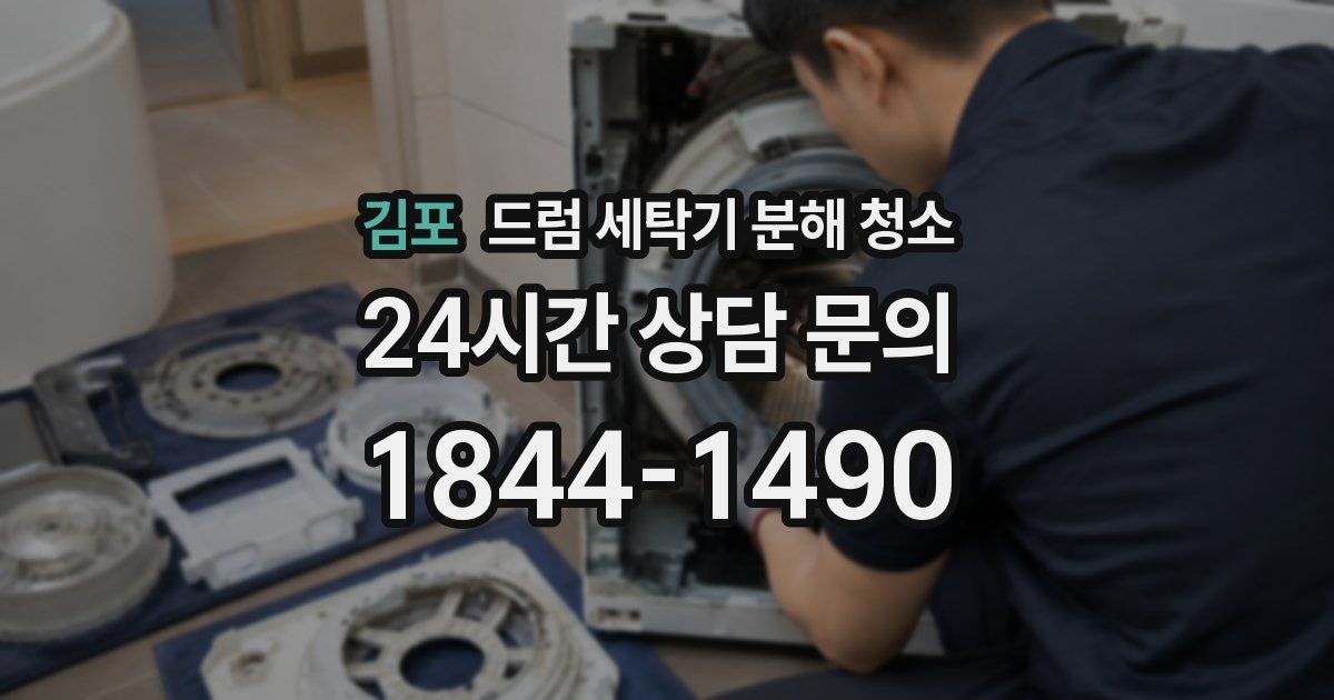 김포 드럼 세탁기 분해 청소