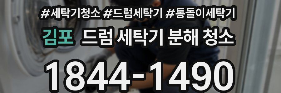 김포 드럼 세탁기 분해 청소