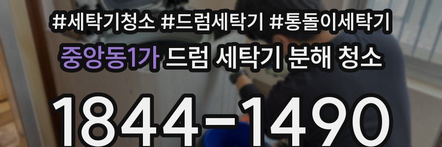 중앙동1가 드럼 세탁기 분해 청소