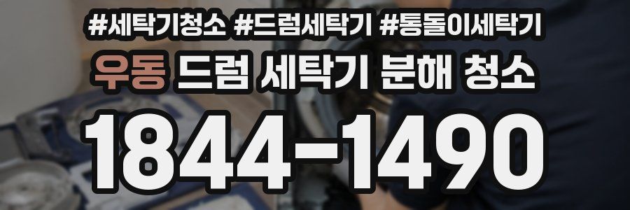 우동 드럼 세탁기 분해 청소