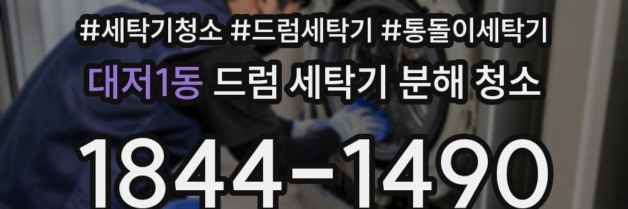 대저1동 드럼 세탁기 분해 청소