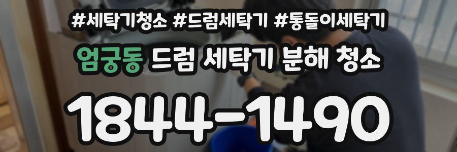 엄궁동 드럼 세탁기 분해 청소