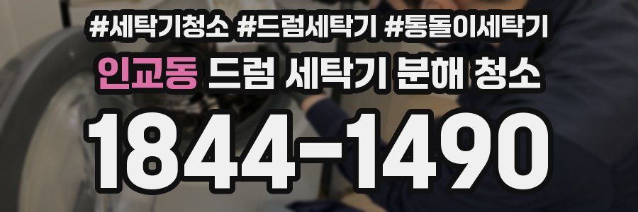 인교동 드럼 세탁기 분해 청소