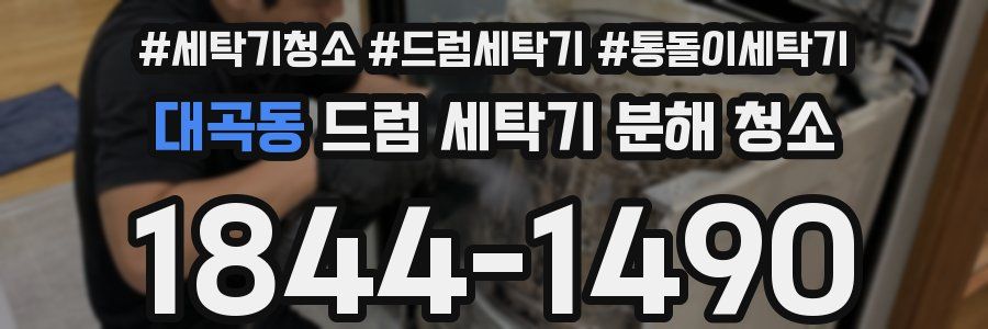 대곡동 드럼 세탁기 분해 청소
