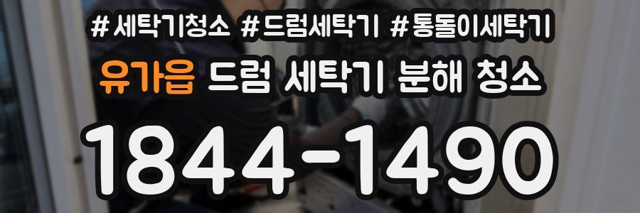 유가읍 드럼 세탁기 분해 청소