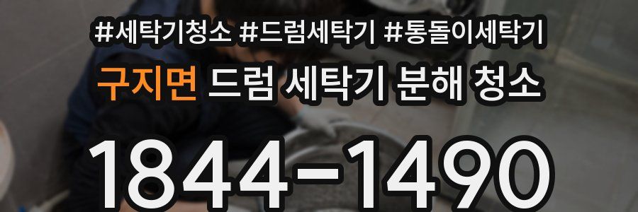 구지면 드럼 세탁기 분해 청소