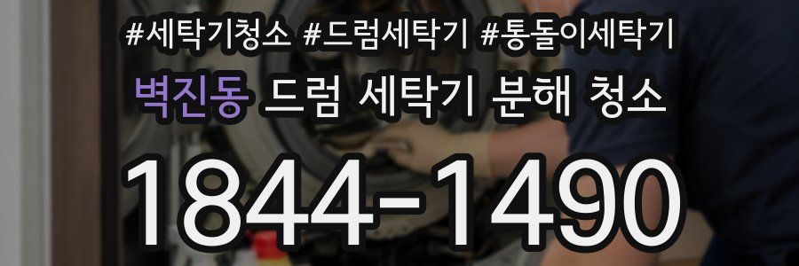 벽진동 드럼 세탁기 분해 청소