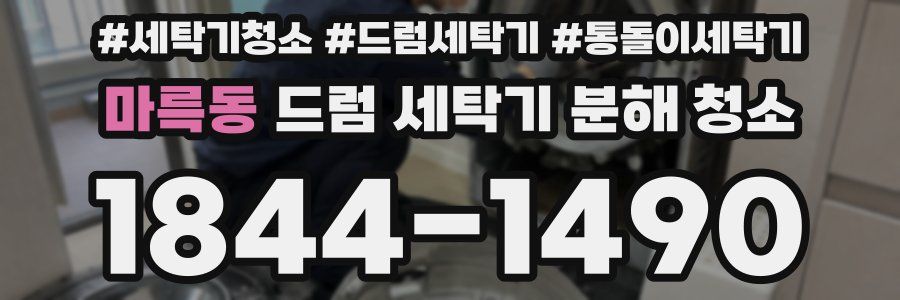 마륵동 드럼 세탁기 분해 청소
