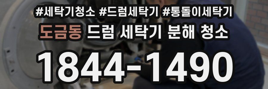 도금동 드럼 세탁기 분해 청소