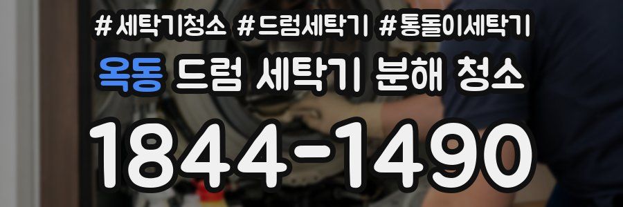옥동 드럼 세탁기 분해 청소