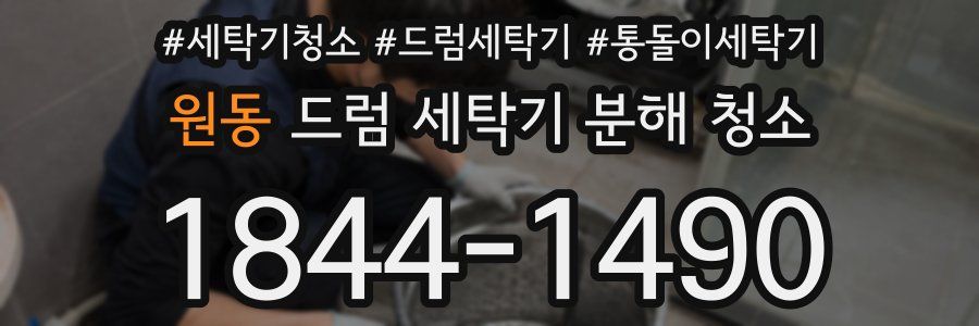 원동 드럼 세탁기 분해 청소