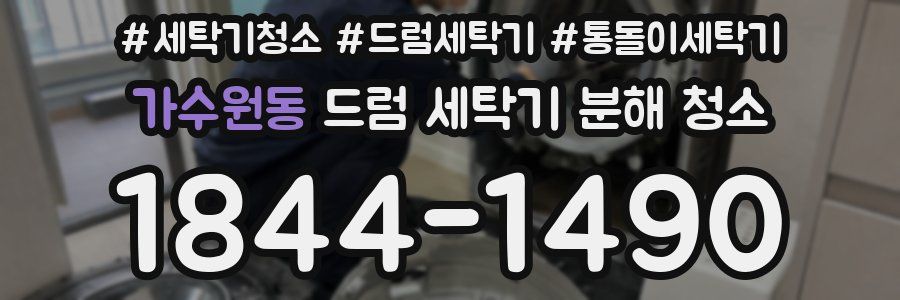 가수원동 드럼 세탁기 분해 청소