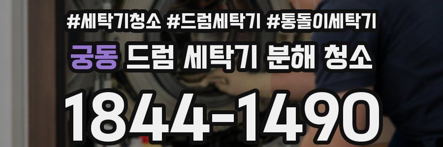 궁동 드럼 세탁기 분해 청소