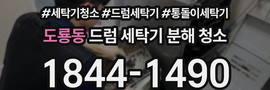 도룡동 드럼 세탁기 분해 청소