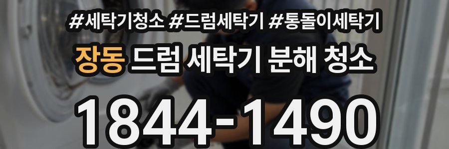 장동 드럼 세탁기 분해 청소