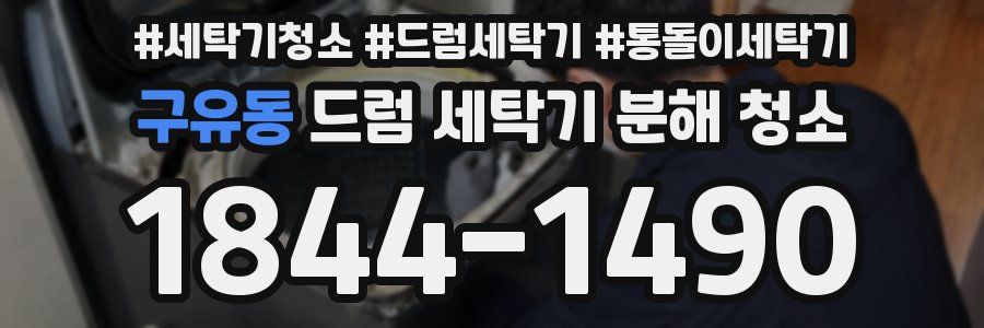 구유동 드럼 세탁기 분해 청소