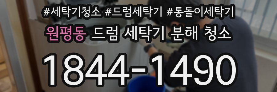 원평동 드럼 세탁기 분해 청소