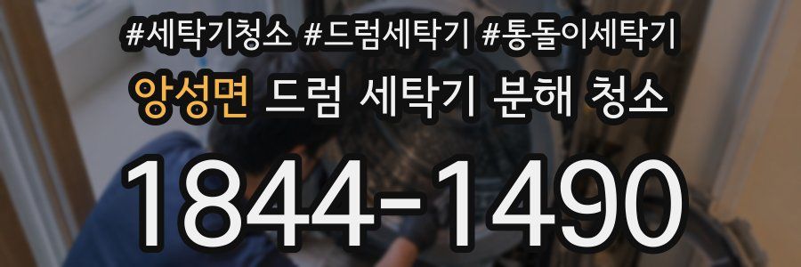 앙성면 드럼 세탁기 분해 청소